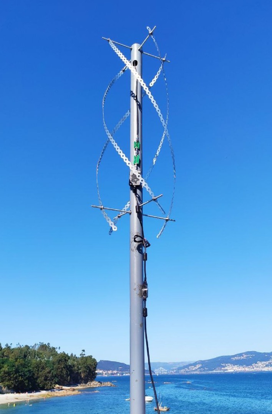A QFH antenna for NOAA and Meteor M2 satellites reception